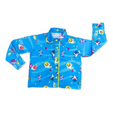 Camisa Social Longa Baby Shark Aniversário Festa Infantil