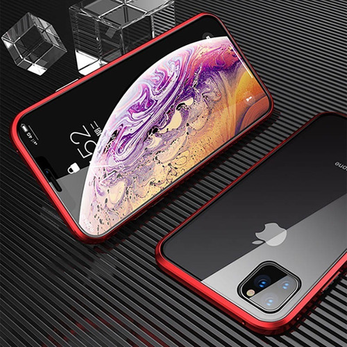 Funda Magnética Full 360 Cristal 9h Para iPhone Y Samsung 