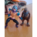 Figuras Tortugas Ninja Destructor Y Splinter Vintage 1988 