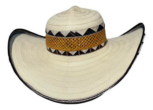 Sombrero Calado 23 Fibras Exclusivo Fino Blanco