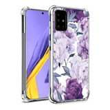 Funda Flexible Leychan Para Galaxy A51 Floreada