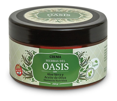 Crema Con Aloe Vera Y Aceite De Oliva Hierbas Del Oasis