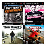 Kit 04 Jogos Tony Hawk's Coleção Playstation 2 Ps2.