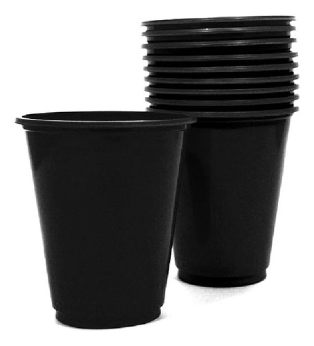 Dada® Vaso Plástico Unicolor Chico 7 Oz/ 200 Cc 50 Unidades
