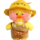 Pato De Peluche Amarillo Kawaii Lalafanfan De 30 Cm