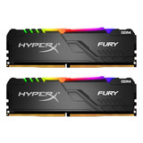 Memoria Ram Hyperx Fury Rgb Ddr4 (2x8 = 16 Gb) 3733 Mhz Cl19