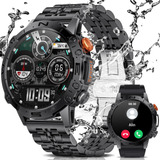 Reloj Inteligente Militar Para Hombre Amoled Ultra Hd De