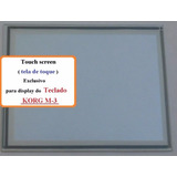 Touch Screen P/ Display Korg M3 Tela De Toque Original