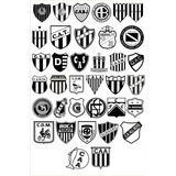 Vectores Escudos Futbol Argentino Listos Para Cortar!