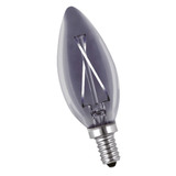 Lamparas Led Vela 3w E14 220v Smoke Filamento Interelec