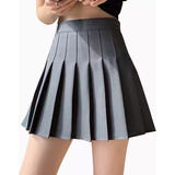 Falda Short Minifalda Plisada A Cuadros De Estilo Coreano