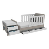 Cama Infantil + Mesa Almacenamiento + Colchon Comodisimos 