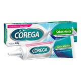 Corega Fixador De Prótese Ultra Creme Sabor Menta 40g