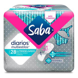 Pantiprotectores Saba Diarios Multiestilos Ultradelgados 28 Protectores