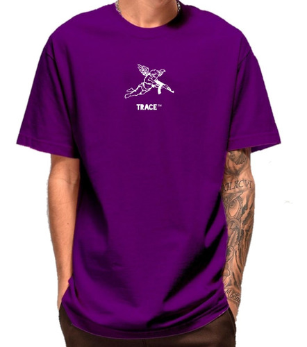 Camiseta Unissex Trace Angel 100% Algodão Fio 30.1 Penteado