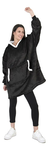 Hoodie Mujer Invierno Con Capucha Y Bolsillos Ag Box 2 Pzas