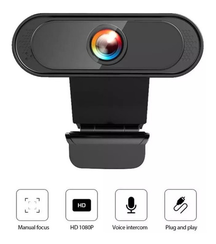 Camara Webcam Full Hd 1080p Computador Videoconferencia