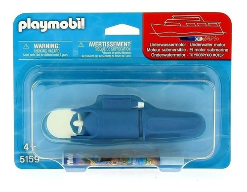 Playmobil Motor Submarino Barco Lancha Toy Pce 5159 Bigshop