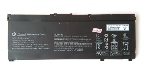 Bateria Original Hp Sr04xl Omen 15-ce000 Hstnn-ib7z
