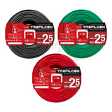 Cable Trefilcon 2.5mm Pack X3 Negro+rojo+verde/ama X100mt Ea