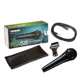 Micrófono Dinámico Shure Pga58 Qtr Para Voces