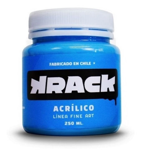 Frasco De Pintura Acrilica Krack 250ml