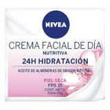 Crema Facial Nivea Cuidado Anti Arrugas 50 Ml Tipo De Piel Normal