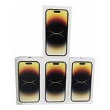 Caja Para iPhone 14 Pro Gold 256gb Original