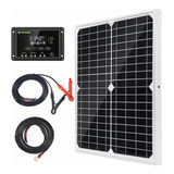 Topsolar Kit De Panel Solar De 20 W 12 V Monocristalino Con