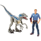 Jurassic World Story Pack Velociraptor  Azul  Y Owen