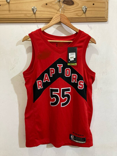 Camiseta Nba Naik Toronto Raptors #55 Tren Jr. Talle M