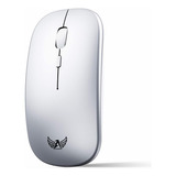 Mouse Óptico Sem Fio Wireless Slim 1600 Dpi Notebook Pc