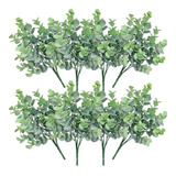 Kit 8 Eucalipto Buquê Artificial Flores Decorativa Atacado