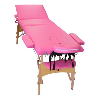 Camilla Cama Para Masajes Spa Tatuajes Y Terapia Física Con Respaldo Ajustable Todostore Color Pink | Envío gratis