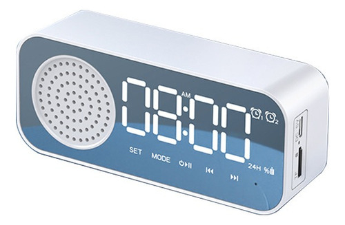 Reloj Despertador Digital Bocina Bluetooth