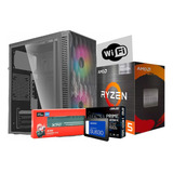 Pc Gamer Arcoteck Ryzen 5 5600gt 16gb Ssd 480gb Gabinete Rgb