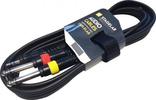 Cable Audio Miniplug A 2 Plug Mono 2 Metros Stagelab