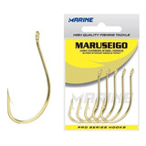 Anzuelo Maruseigo Gold N°28 Marine Sport 10 Unidades