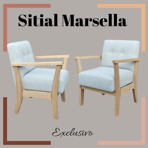 Sitiales Marsella X 2 Poltrona Silla