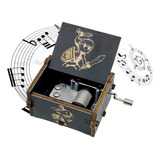 Caja Musical Zelda Madera Tema  Song Of Storms Color Negro