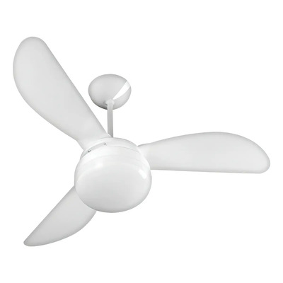 Ventilador De Teto Ventisol Fênix E-27 Branco 130w Com 3 Pás De Plástico, 960 mm De Diâmetro | Frete grátis