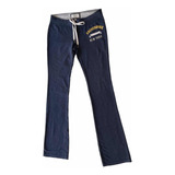 Pants Afelpado Azul Abercrombie & Fitch