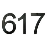 3d Números Para Oficinas, Mxgnb-617, Número 617, 17.7cm Altu