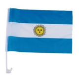 Bandera Para Auto Argentina Mundial Fiesta Cotillon Banderin