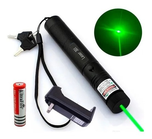 Puntero Laser Verde Muy Potente Recargable C/corte +cargador