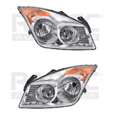 Par Juego Faros Ford Fiesta 2008 - 2010 4 Puertas Depo Sxc