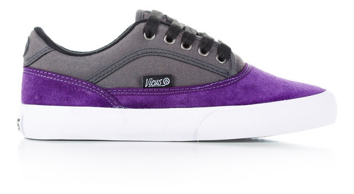 Zapatillas Vicus Genesis Gamuza/lona Gris Violeta