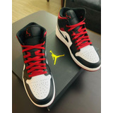 Nike Air Jordan 1 Mid Talla 10 Usa, 28 Mex Originales Caja