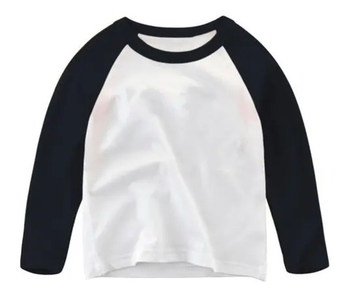 Playera Beisbolera Manga Ranglan Larga De Niños Sublimacion