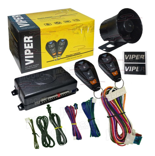 Alarma Viper 3400v Seguridad Para Auto Sirena Cortacorriente